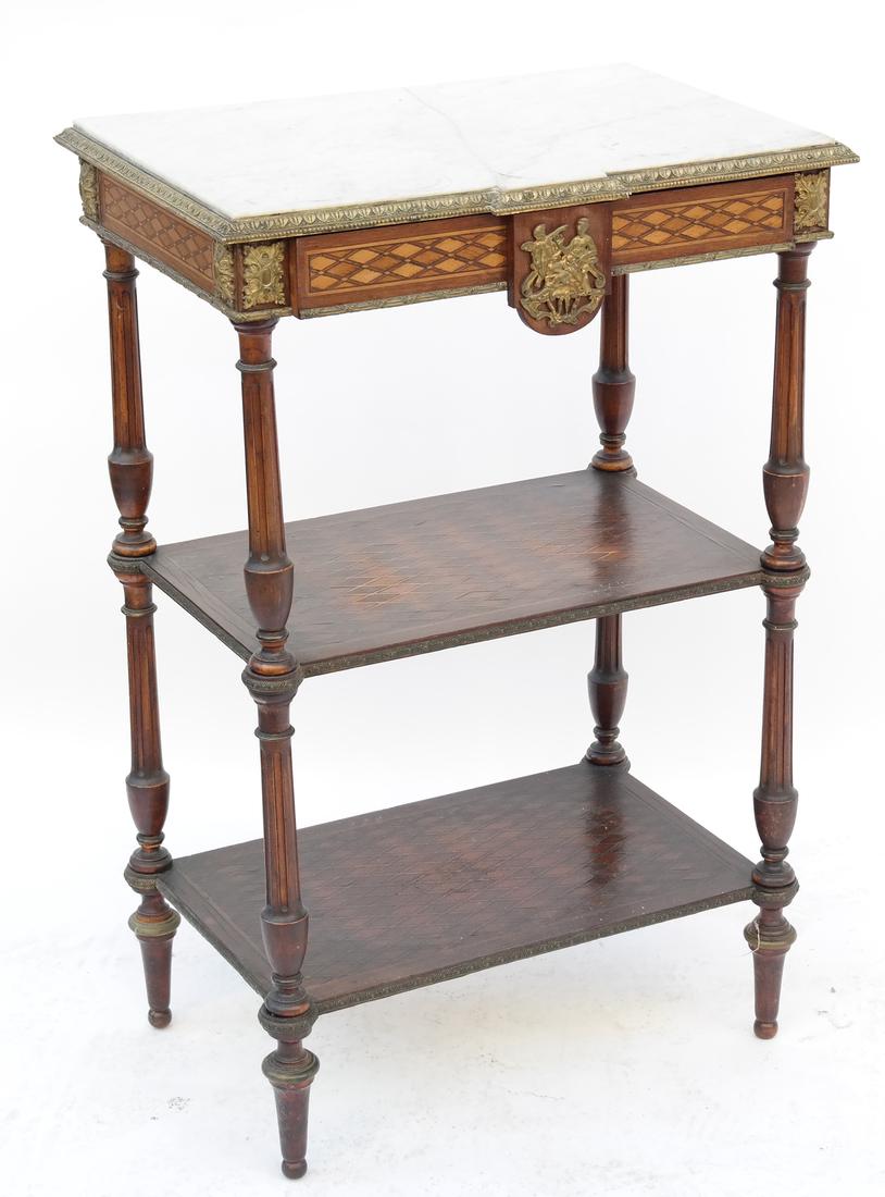 French Parquetry 3-Tier Stand (1 of 10)