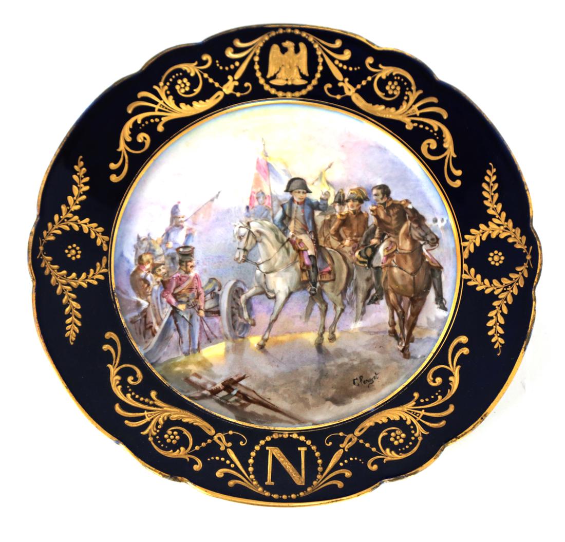 Sevres Porcelain Napoleonic Plate (1 of 5)