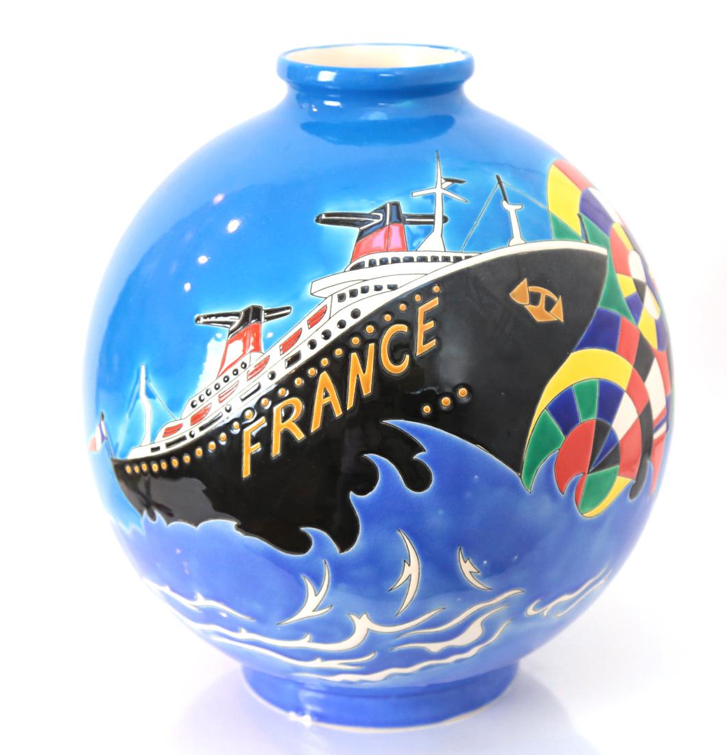 Longwy Danillo Curetti Porcelain Vase (1 of 7)