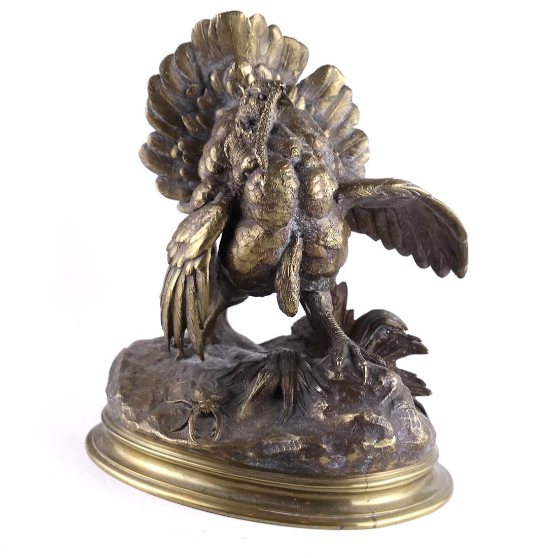 Jules Moigniez Bronze Turkey (1 of 8)