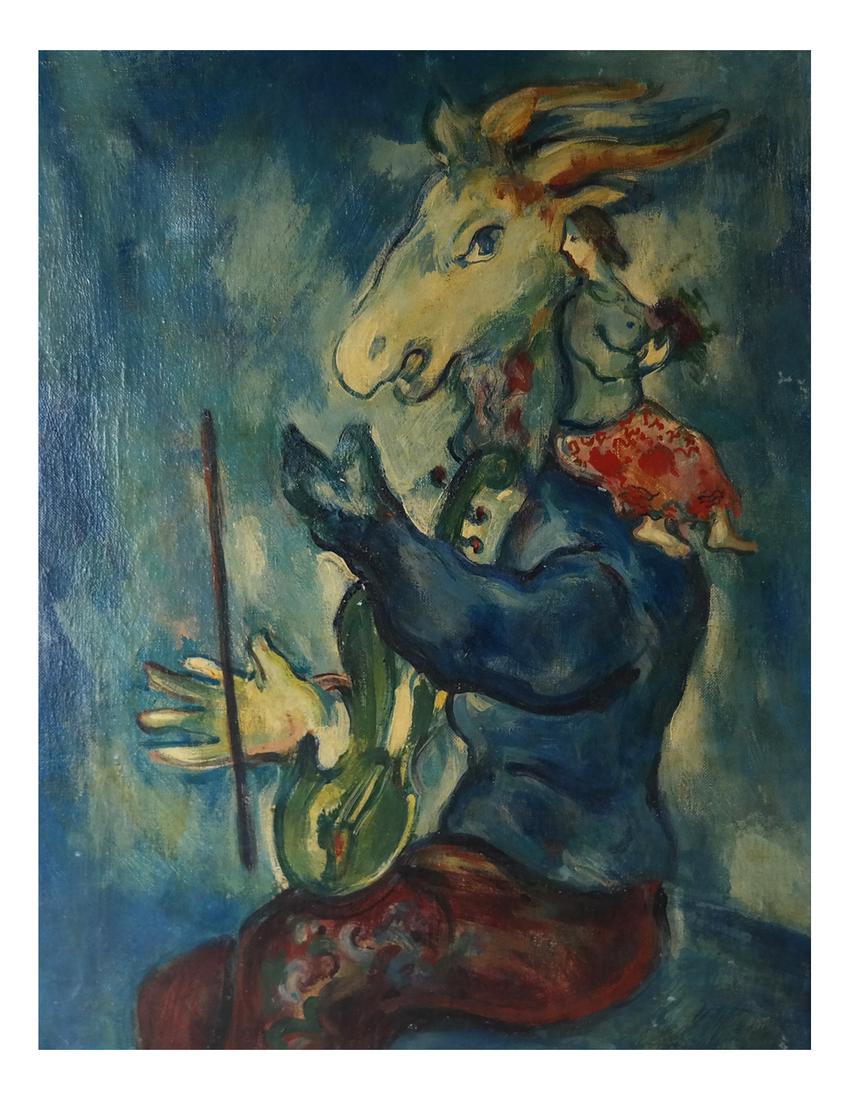 After Marc Chagall, Abstract Goat (1 of 5)