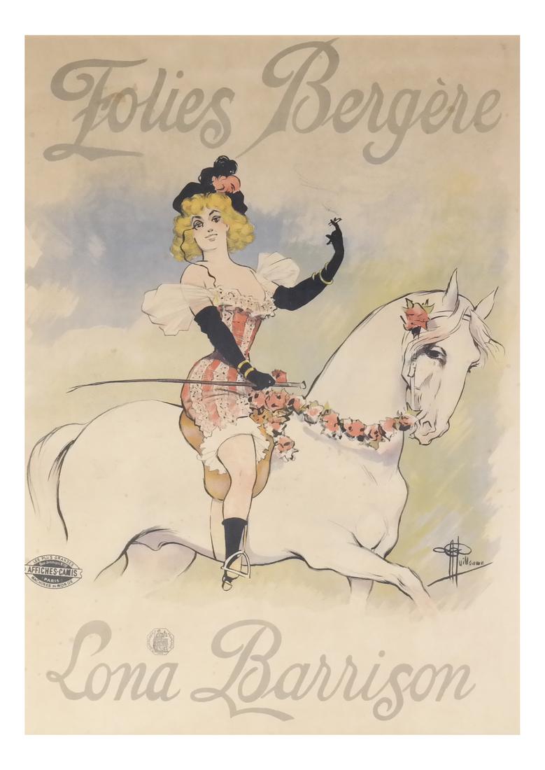 Vintage Folies Bergere Poster (1 of 8)