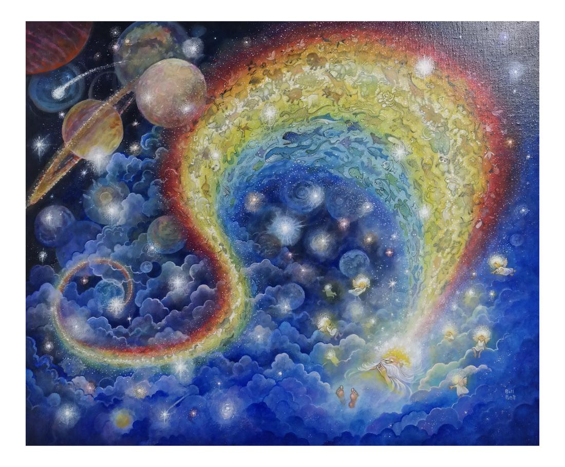 Bill Bell, Whimsical Outer Space Scene (1 of 7)