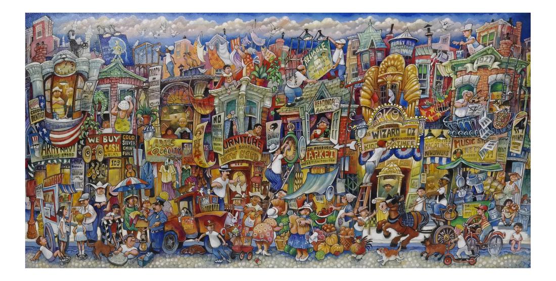 Bill Bell, Urban Scene (1 of 6)