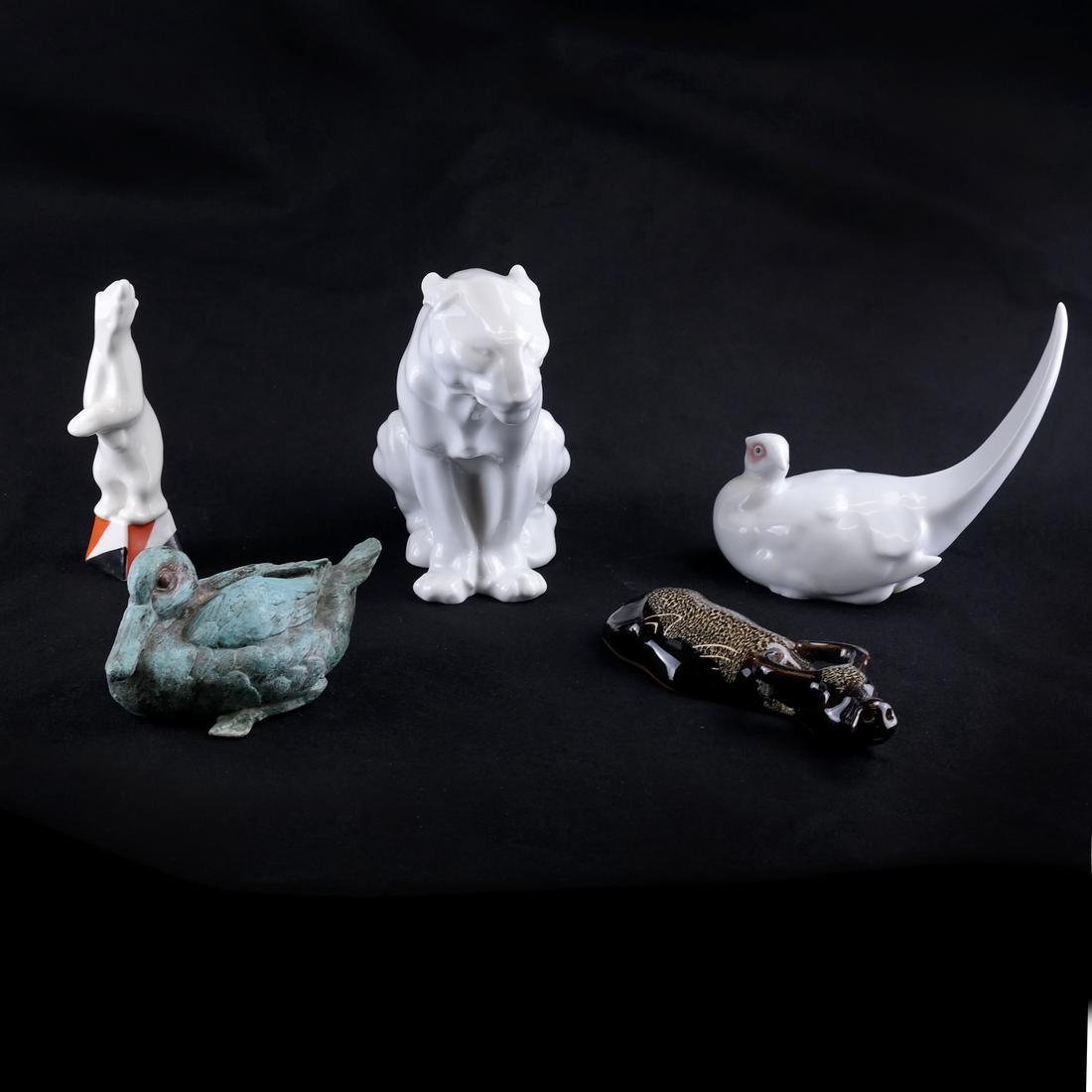 Five Animal Sculptures (1 of 10)
