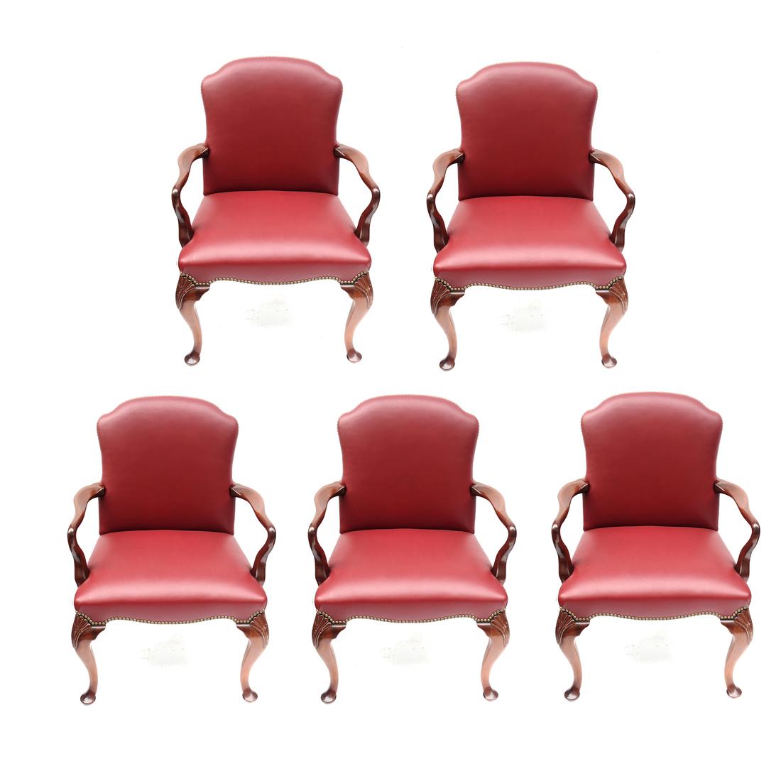 Queen Anne Style Dining Room Chairs (1 of 6)