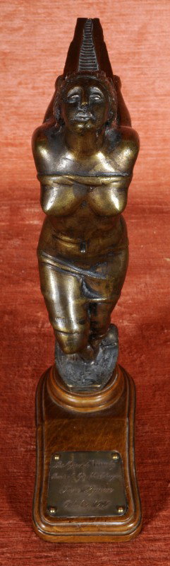 Mexican Foreign Award - Jane Wyman for "Triumph", : Mexican Foreign Award - Jane Wyman for "Triumph", 09-1950. Statue Sig. Alfredo Felices, 1948.
