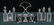 ANTIQUE ENGLISH "OLD PLATE" 6 BOTTLE CRUET SET. SILVER