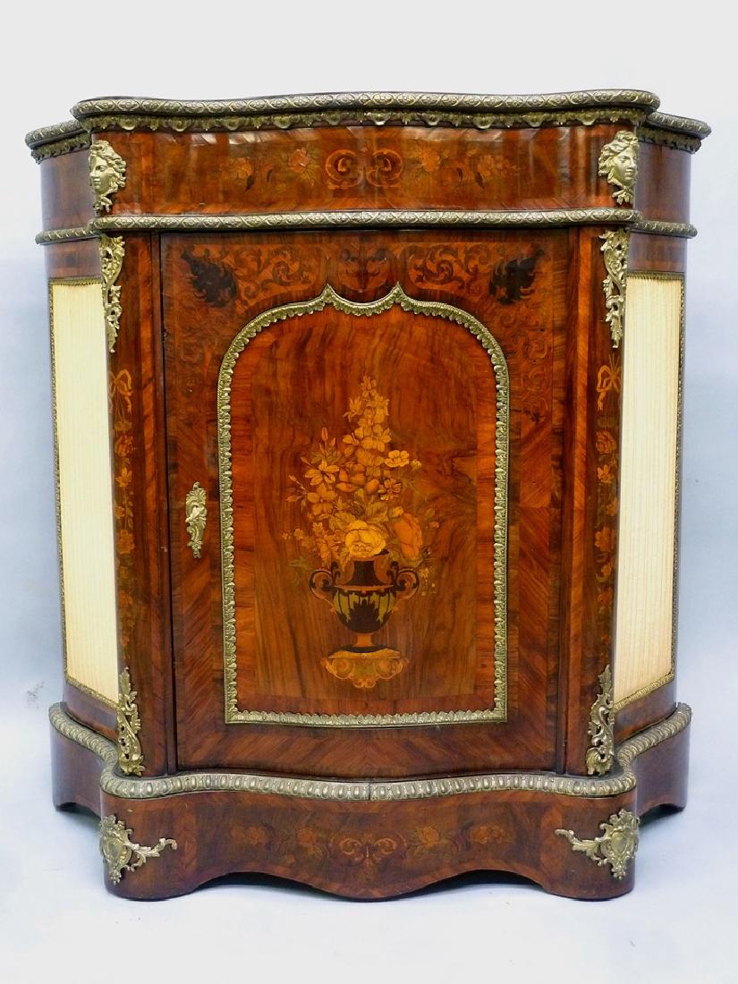 Circa 1850 French Louis XV Style Mahogany Gilt Bronze (1 of 9)