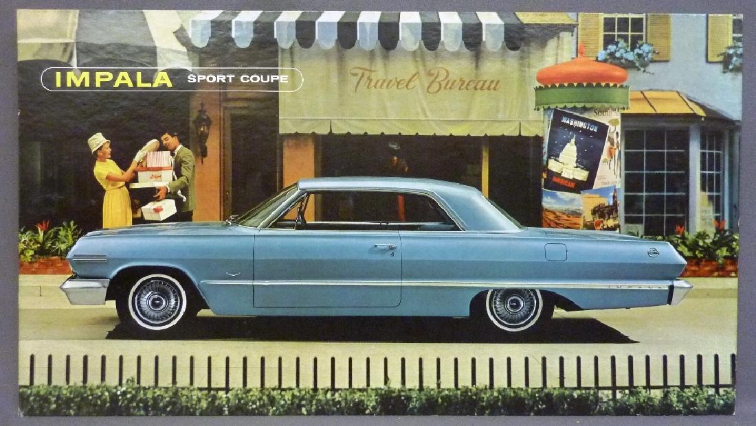 Rare 1960's Dealership Showroom Promo Poster of 1963 (1 of 3)