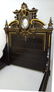 1870's American Neo-Grec Bed with Porcelain Plaque, - 3