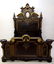 1870's American Neo-Grec Bed with Porcelain Plaque, - 9