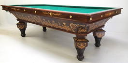 C 1880 Brunswick Balke Collender  Billiard Table