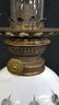 Circa 1850 White Cut to Clear Oil Lamp with Old Etch - 5