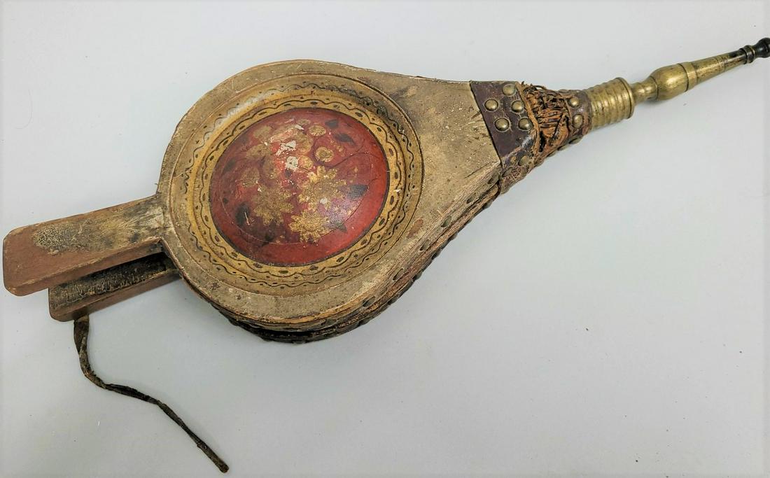 Signed (GW Metz 2nd St Philadelphia PA dated 1829 - Brush & Bello Manufactory) L 18.5" w 7". (1 of 6)