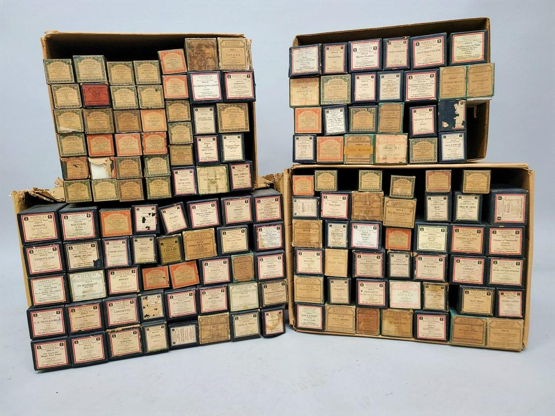 144 Ampico Piano Rolls for a player piano. In good condition.  Found in ST Paul MN , Summit Ave (1 of 6)