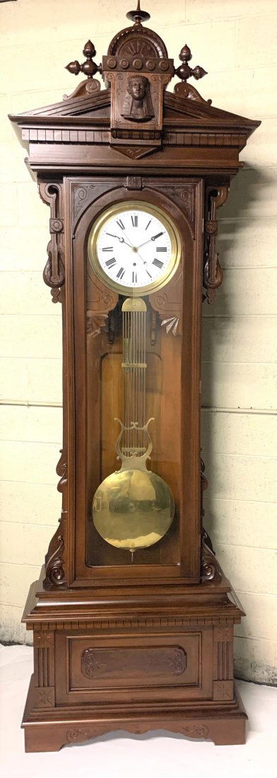 Circa 1870's Gilbert #8 Jeweler's Floor Regulator / Clock (1 of 6)