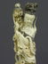 85: A CHINESE CARVED IVORY FIGURE OF QUAN YIN, Hgt. 22 - 3
