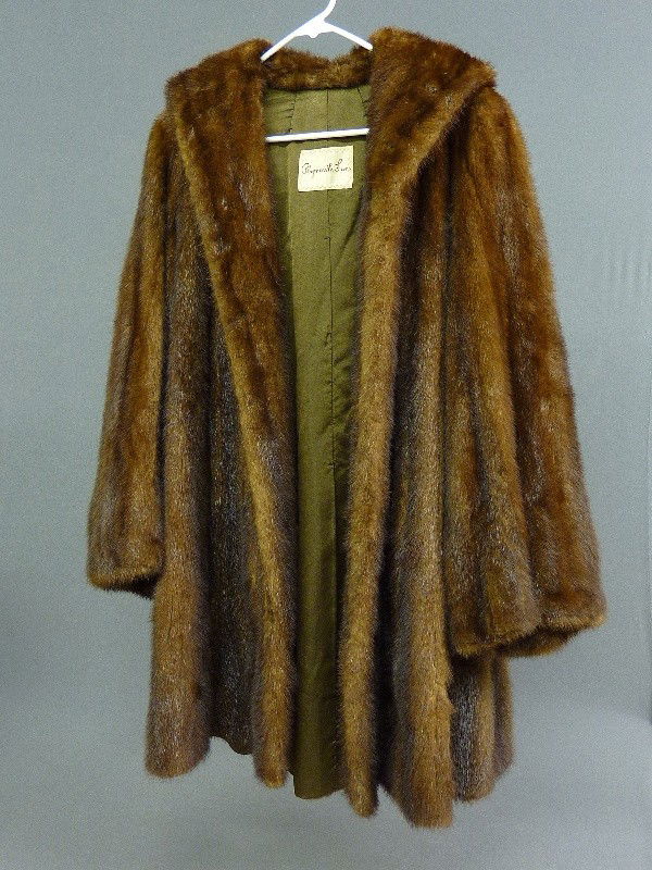 signed "PLYMOUTH FURS" ANTIQUE MINK COAT , Circa: signed "PLYMOUTH FURS" ANTIQUE MINK COAT , Circa 1920- some seams need sewing