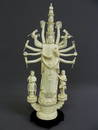 103: Very Large 27.5" Finely carved, Chinese ivory figu
