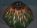 334A: Signed Handel Cattail Overlay Lamp - 3