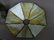 334A: Signed Handel Cattail Overlay Lamp - 6