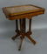 American Circa 1880's Burl Walnut Marble Top Parlor