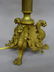 Circa 1880's Cut Glass Oil Lamp with Bronze Griffins - 3