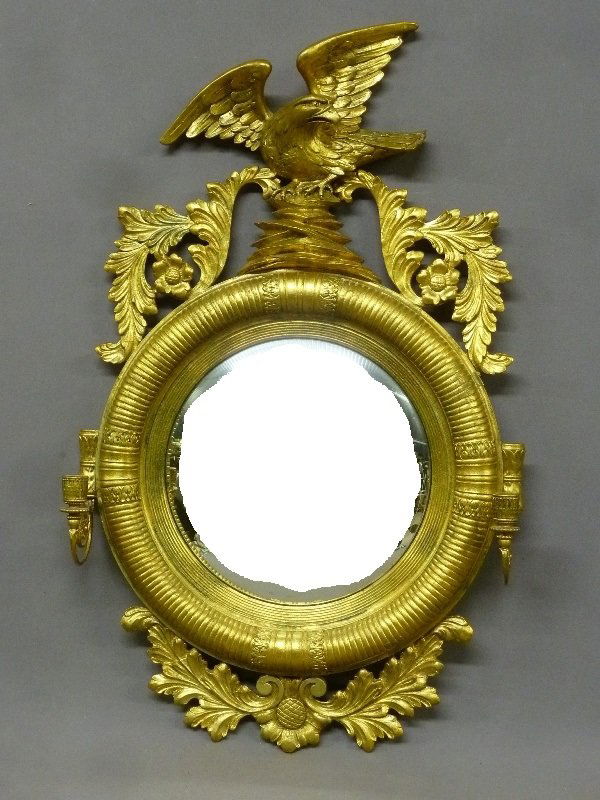 Great late 19th Century Girandole Gold Leaf Mirror with (1 of 5)
