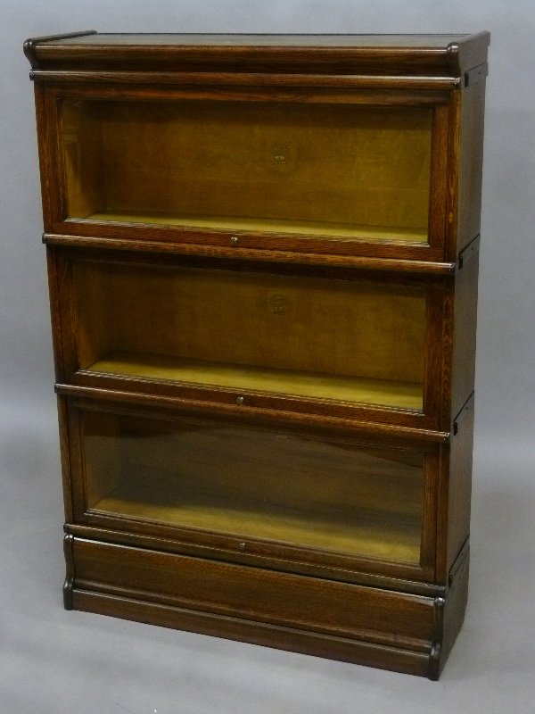 Circa 1900 Wonderful Signed "Macy" Oak Three High (1 of 3)