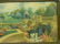 Circa 1920's Signed R. Atkinson Fox Color Print marked - 2