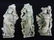 Set of 3 Carved Light Green Jade Figures - average - 3