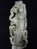 Set of 3 Carved Light Green Jade Figures - average - 6