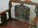 19th Century Rosewood Bird Carved Chinese Arm Chair - - 2