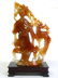 Rust Color Carved Jade Figure of a Woman - height 6.25" - 2