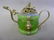 Chinese Jade Pitcher with Silver Monkey on the Top and