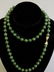Marked 14k Solid Gold Clasp on 36" 11mm Green Jade