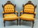 Superb Circa 1870's Walnut John Jelliff Arm Chairs