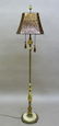 Circa 1920's Superb Quality Green Onyx Stem Floor Lamp
