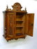 Circa 1880's Small Carved Walnut Wall Cabinet with - 2