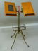 Circa 1900 Oak Dictionary & Book Stand Signed Noyes,