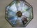 Circa 1920's Large 16 Panel Slag Glass Chandelier with - 6