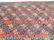 Antique 1920's Afgan Hand Tied Wine, blue & beige - 2