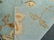 Modern Hand Knotted Wool & Silk Rug in light green, - 5