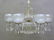 Late 19th/Early 20th Century Cut Glass 6 Arm Chandelier - 2