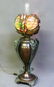 Rare Circa 1890's Oil Lamp with Fantastic Slag Glass - 3