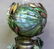 Rare Circa 1890's Oil Lamp with Fantastic Slag Glass - 6