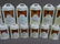 Circa 1920's 14 Piece Porcalain Canister Set including - 2