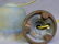 Circa 1920 Reverse Painted Boudoir Table Lamp signed - 4