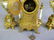 Circa 1900 3 pc Porcelain & Metal French Clock Set with - 4